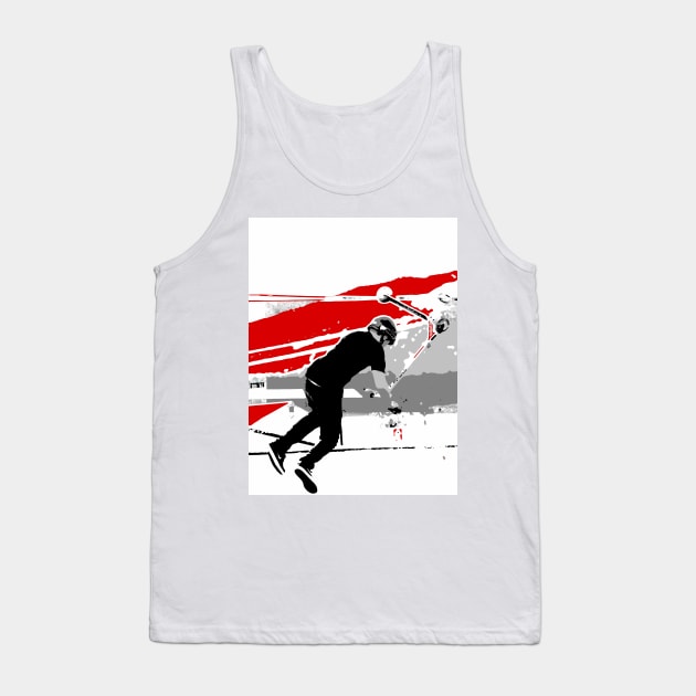 Spinning the Deck - Scooter Stunt Tank Top by Highseller